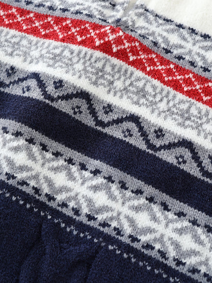 Nolan | Męski sweter z żakardowym wzorem