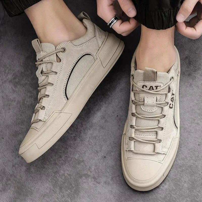 UrbanEdge | Skórzane Sneakersy Dzienne