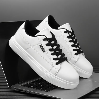 Nolan | Lekkie Skórzane Sneakersy