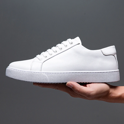 Alviro | Włoskie Skórzane Sneakersy
