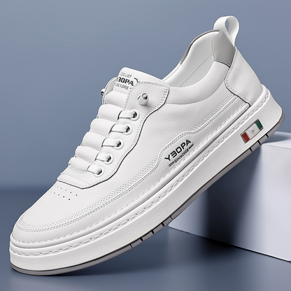 Lucetti | Skórzane Sneakersy z Włoskim Szlifem
