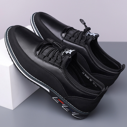 Lavio | Wygodne Skórzane Sneakersy