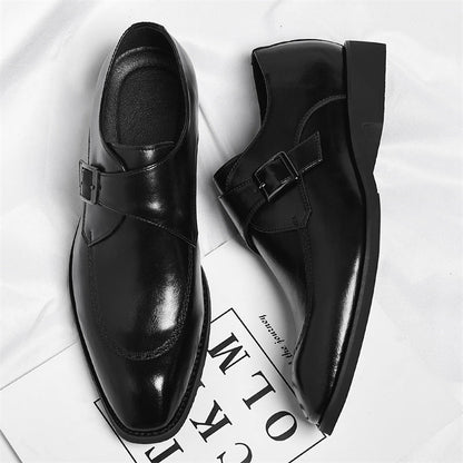 Danbury Leather Monk Strap Loafers