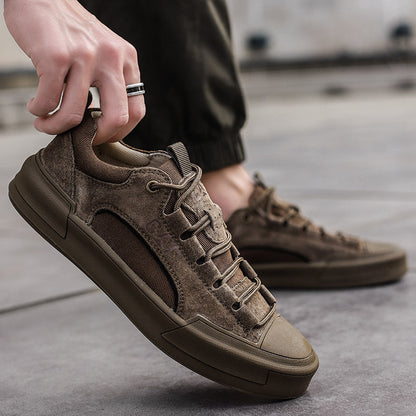 UrbanEdge | Skórzane Sneakersy Dzienne