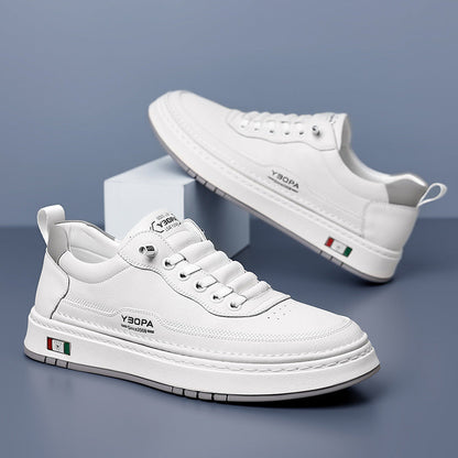 Lucetti | Skórzane Sneakersy z Włoskim Szlifem