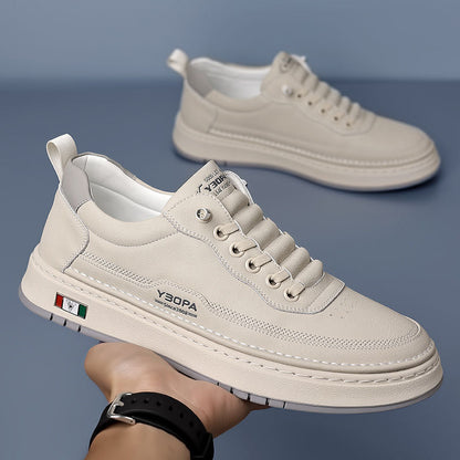 Lucetti | Skórzane Sneakersy z Włoskim Szlifem
