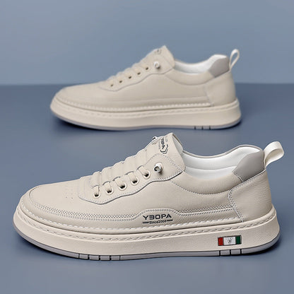 Lucetti | Skórzane Sneakersy z Włoskim Szlifem