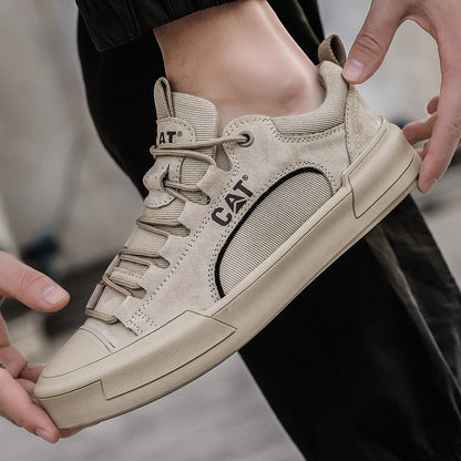 UrbanEdge | Skórzane Sneakersy Dzienne