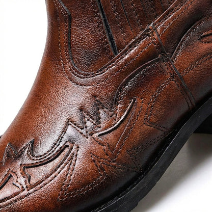 Hawkins | Eleganckie Botki Skórzane