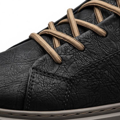 Mazzarini | Włoskie Skórzane Sneakersy
