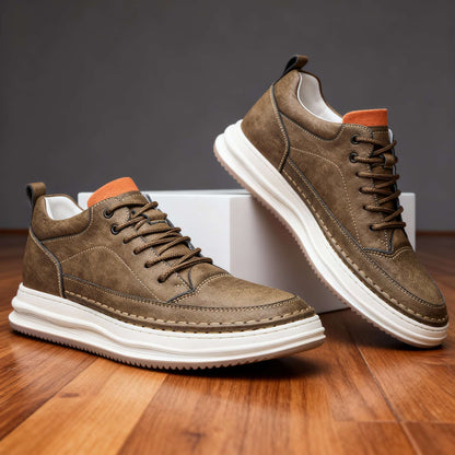 Warrington | Skórzane Sneakersy Premium