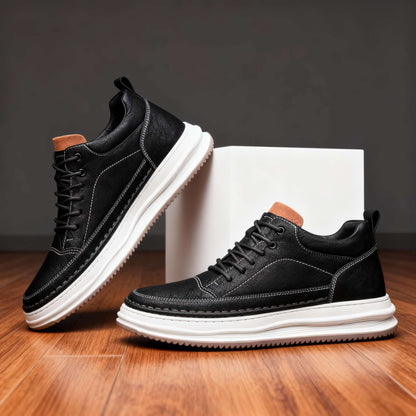 Warrington | Skórzane Sneakersy Premium